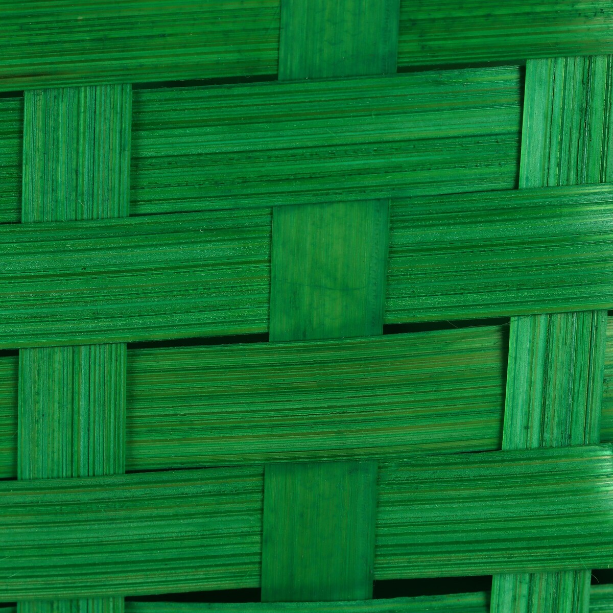 Корзина плетеная,d14x13хh6,5х11х20 см, зеленый, бамбук No brand 08508410 - фото 5