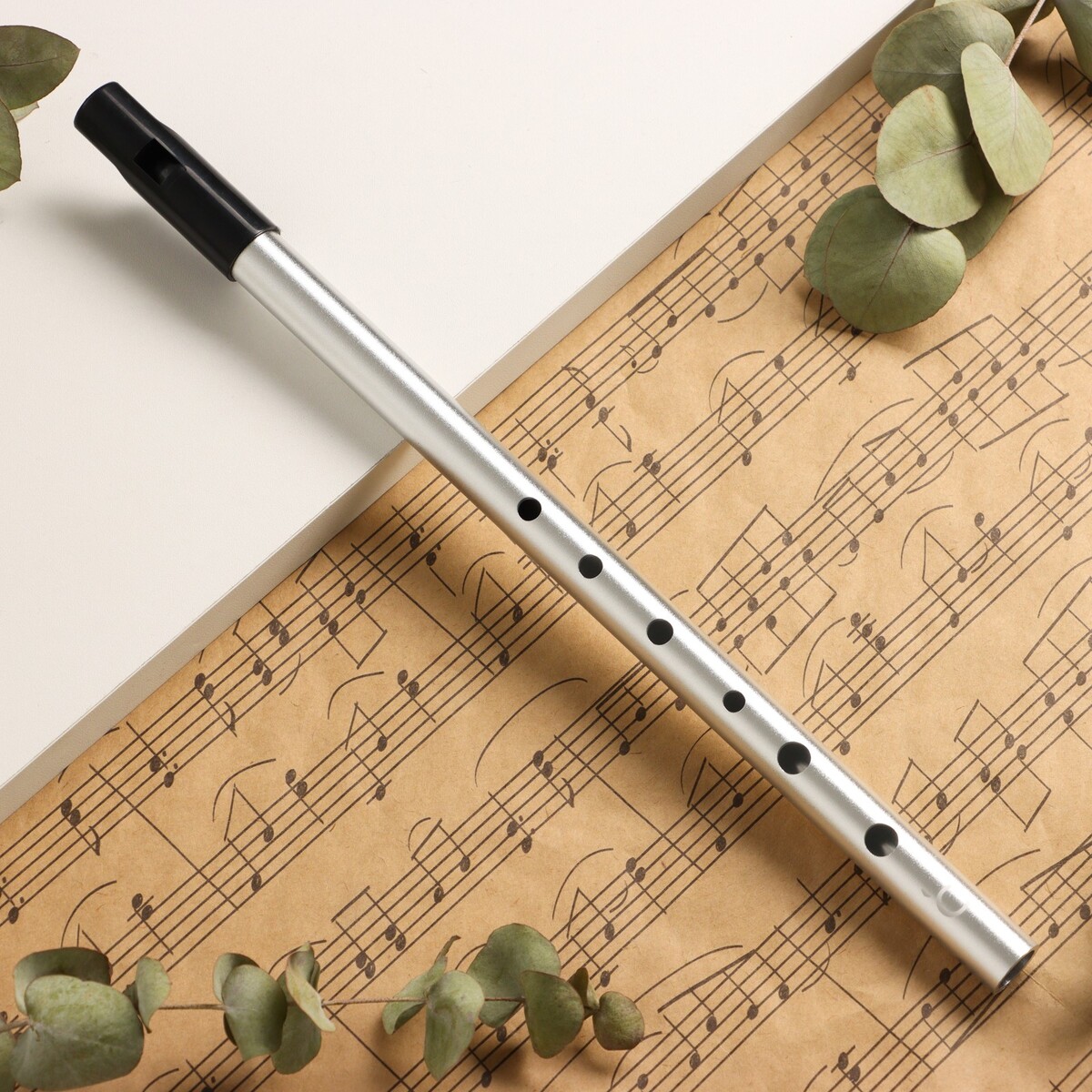 Флейта music life с, серебристая, 32,5 см пан флейта music life 18 трубок белая