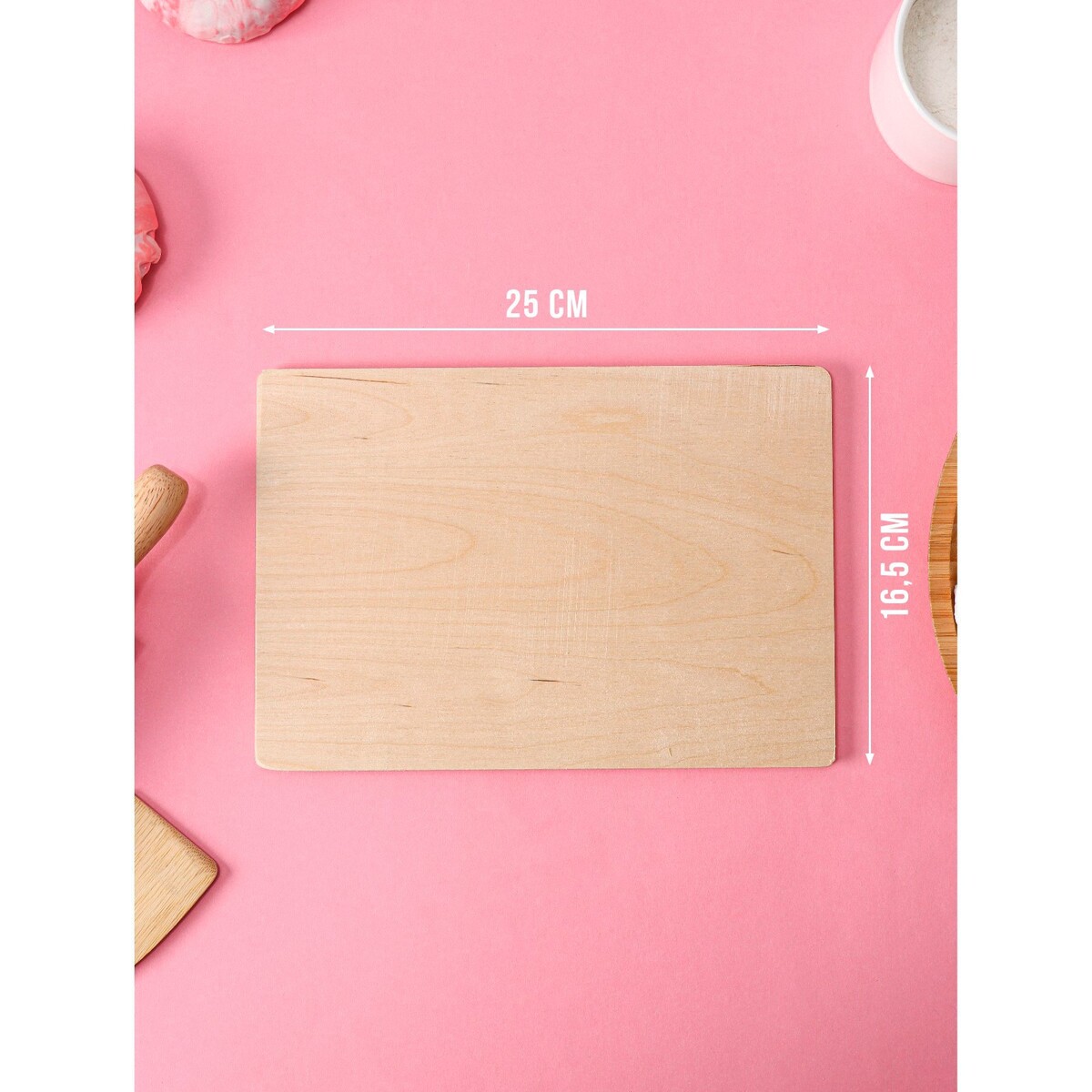 фото Доска разделочная деревянная виктория доляна