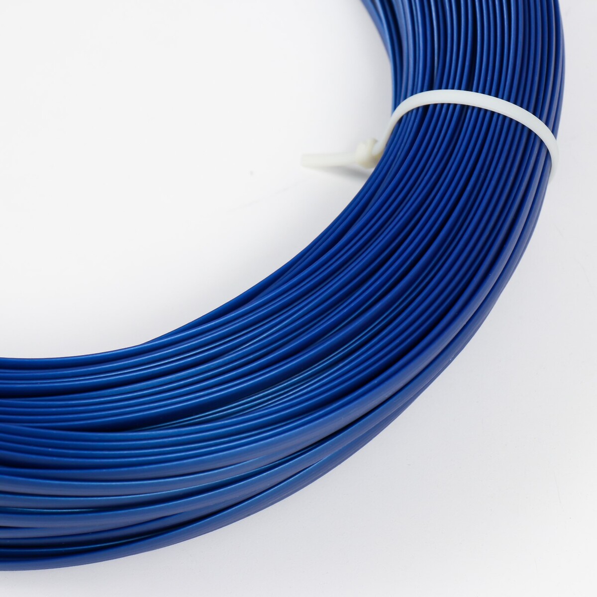 Ротанг искусственный 6 мм 100 м волна (синий металик) No brand 08556518 - фото 2