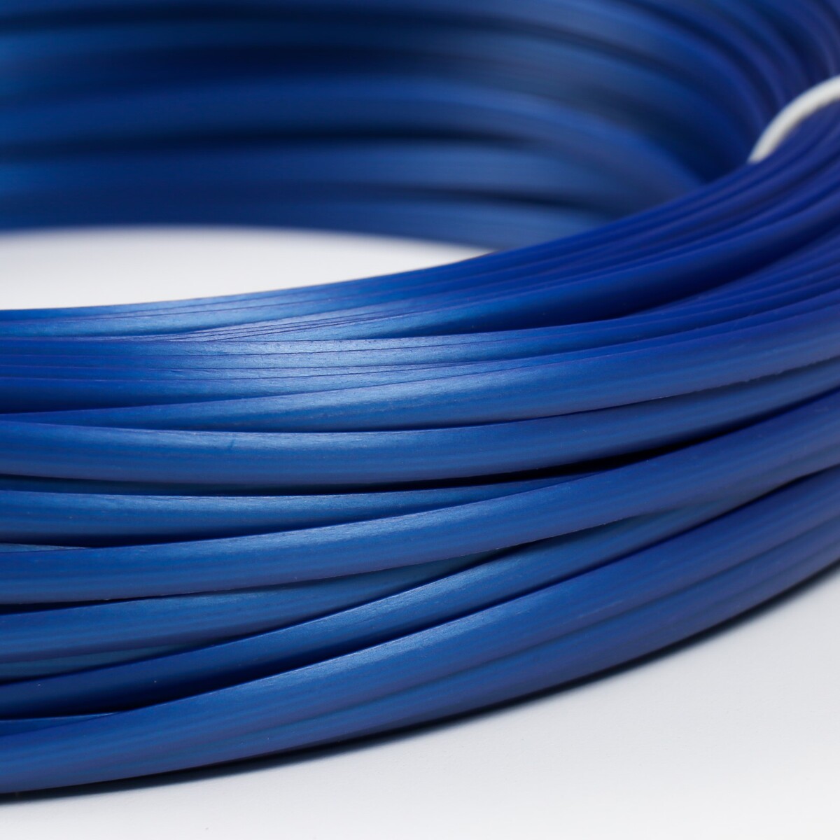 Ротанг искусственный 6 мм 100 м волна (синий металик) No brand 08556518 - фото 3