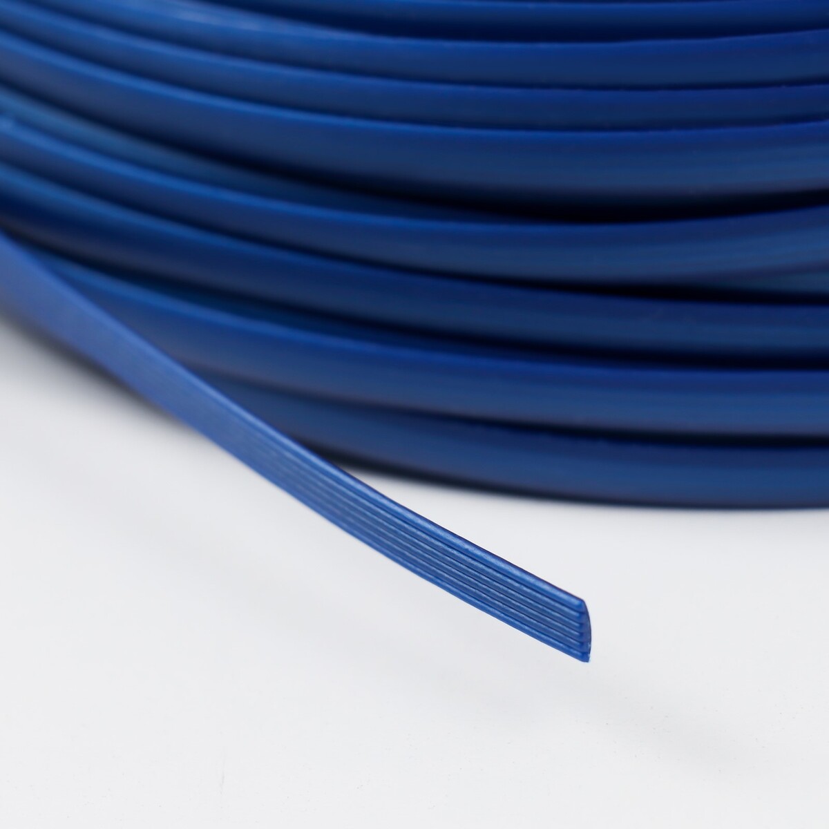 Ротанг искусственный 6 мм 100 м волна (синий металик) No brand 08556518 - фото 4