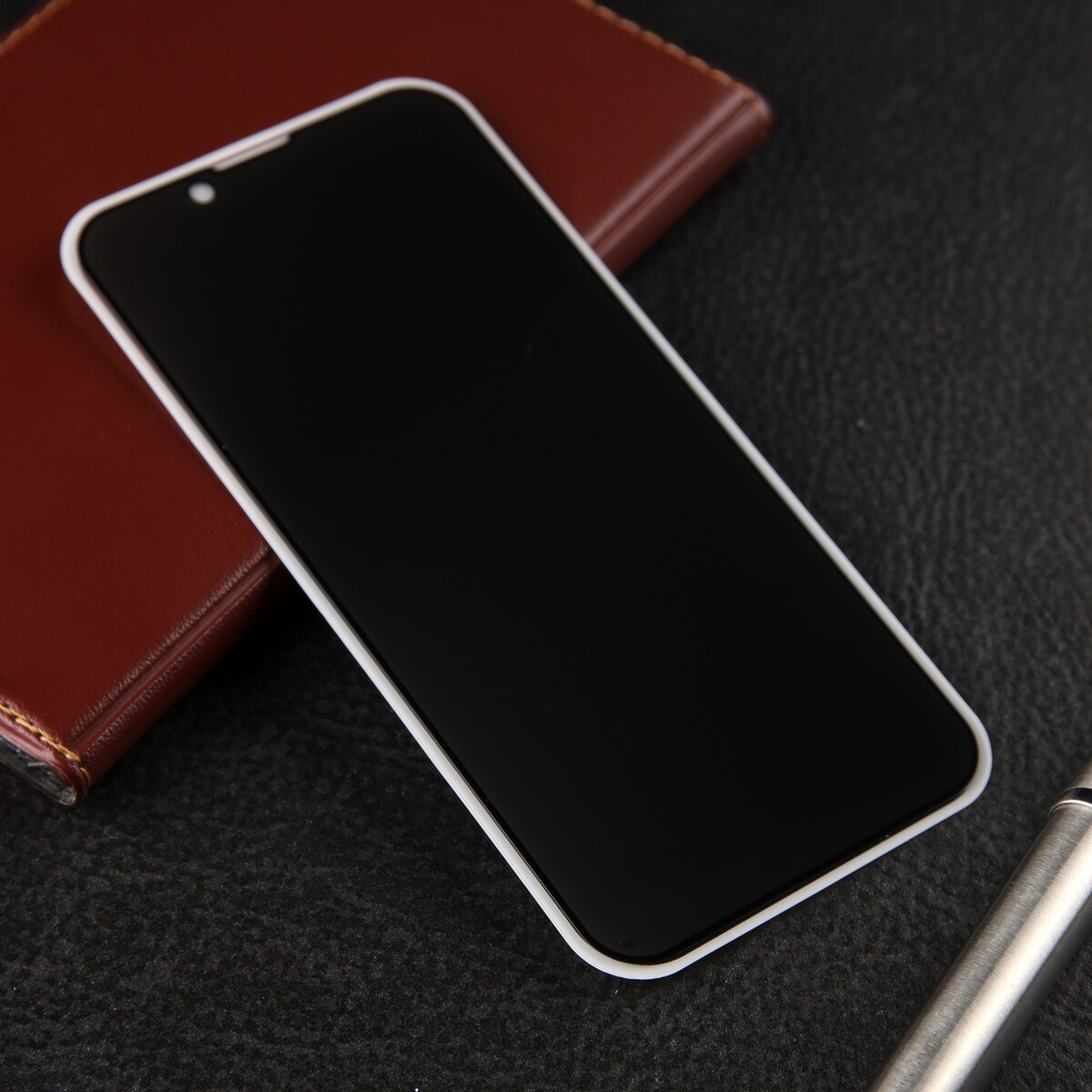 

Защитное стекло для iphone 13 mini, антишпион, 9h, 0.33 мм, черная рамка