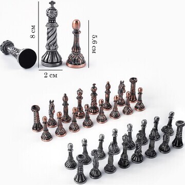 Шахматные фигуры сувенирные, h короля-8 