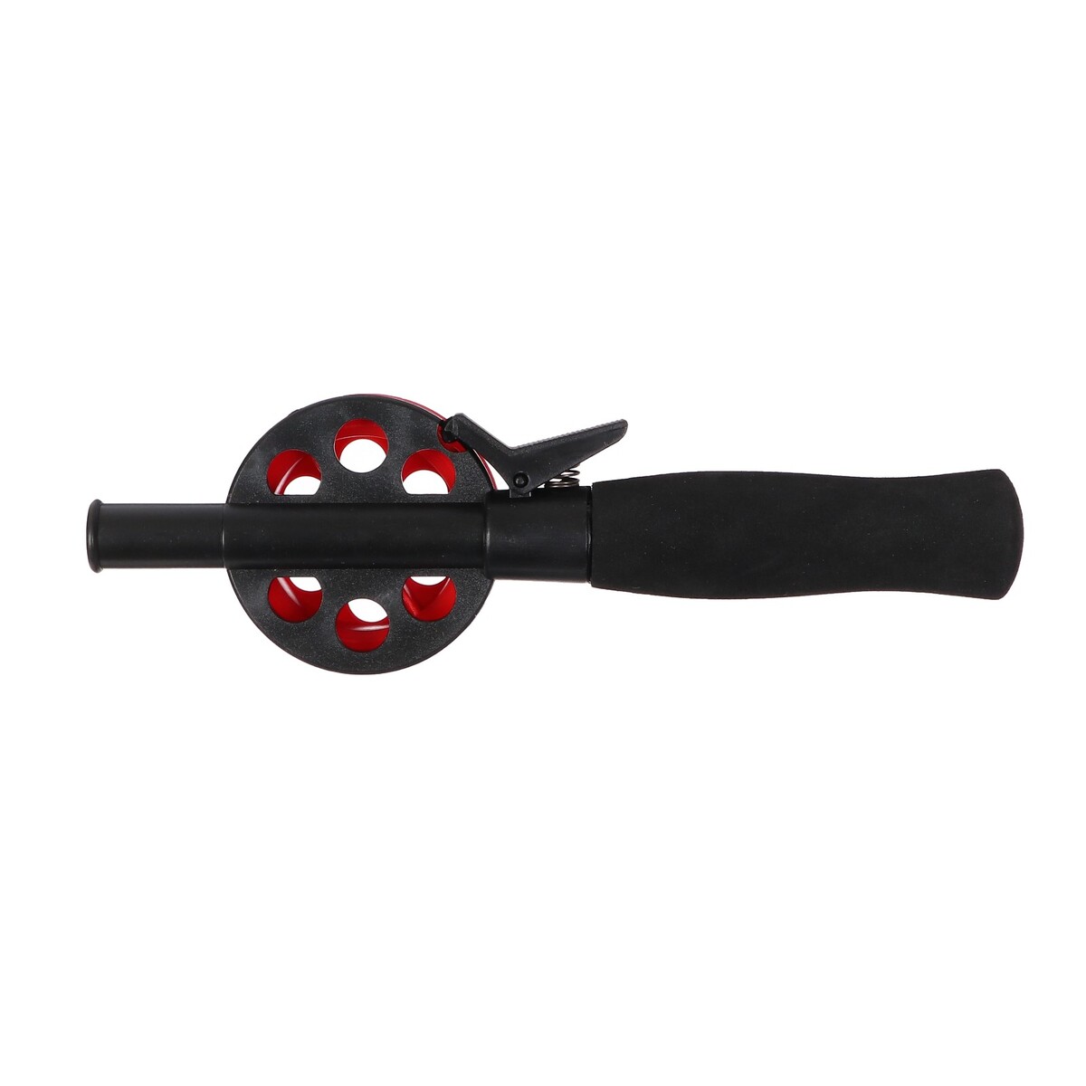 фото Удочка зимняя, ручка неопрен, диаметр катушки 5.5 см, длина 33 см, цвет красный, hfb-34 no brand