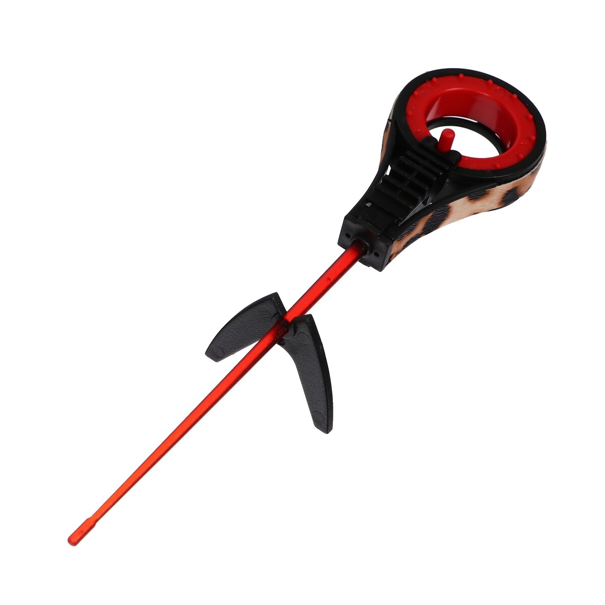 Удочка зимняя балалайка со сторожком, цвет черный красный, hfb-37 удочка зимняя ручка неопрен длина 42 см красный hbf 34 1