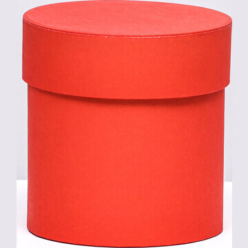 Шляпная коробка красный, 10 х 10 см