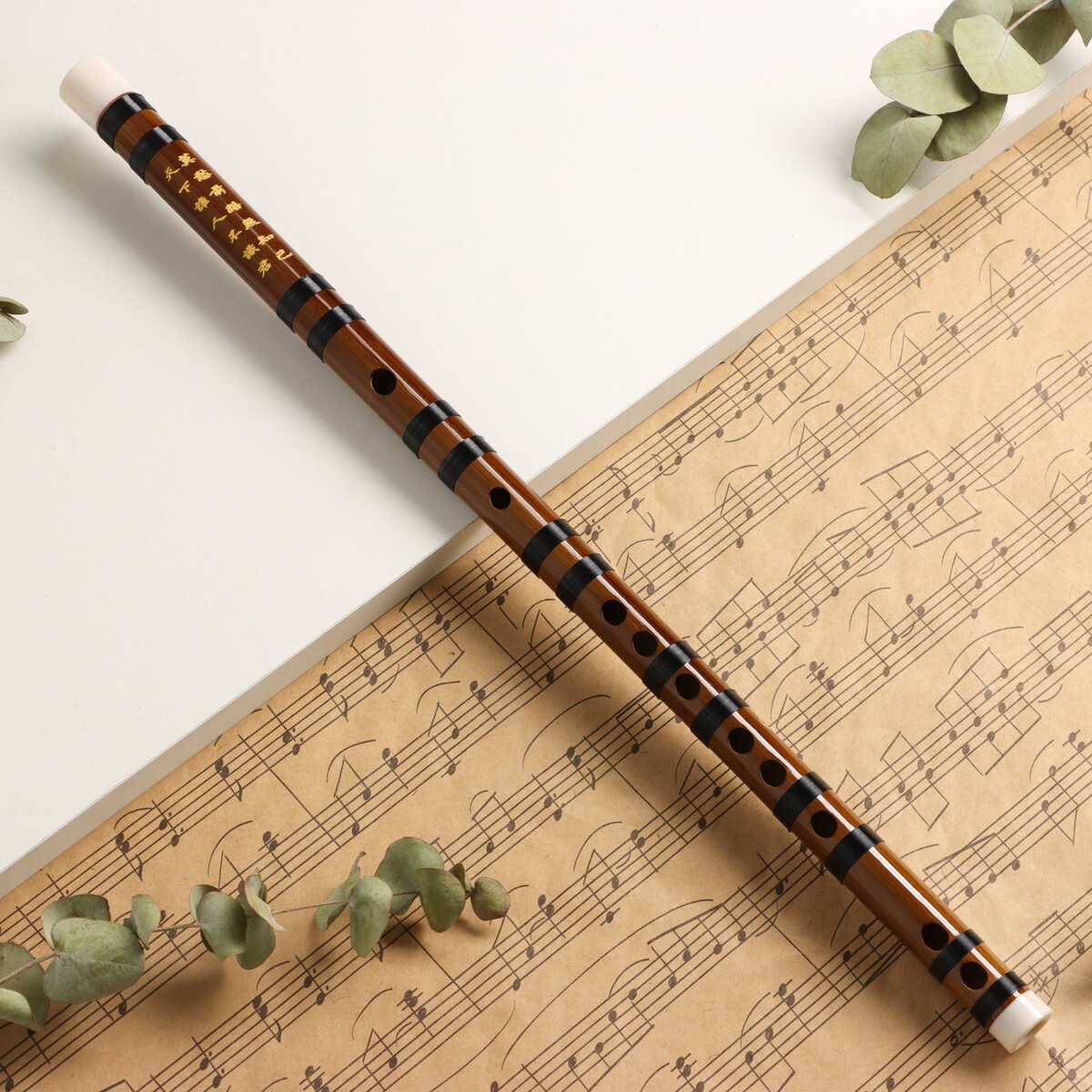 Флейта music life 48 см, бамбук, тональность g флейта music life 52 см с узорами тональность c