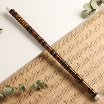 Флейта music life 48 см, бамбук, тональн