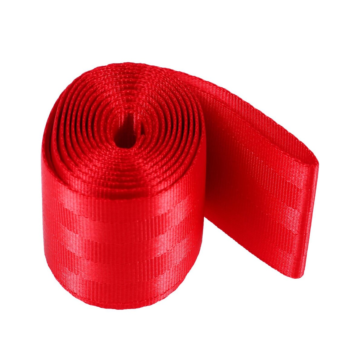 фото Нейлоновая лента, ремень 4.8 см × 3 м, красный no brand