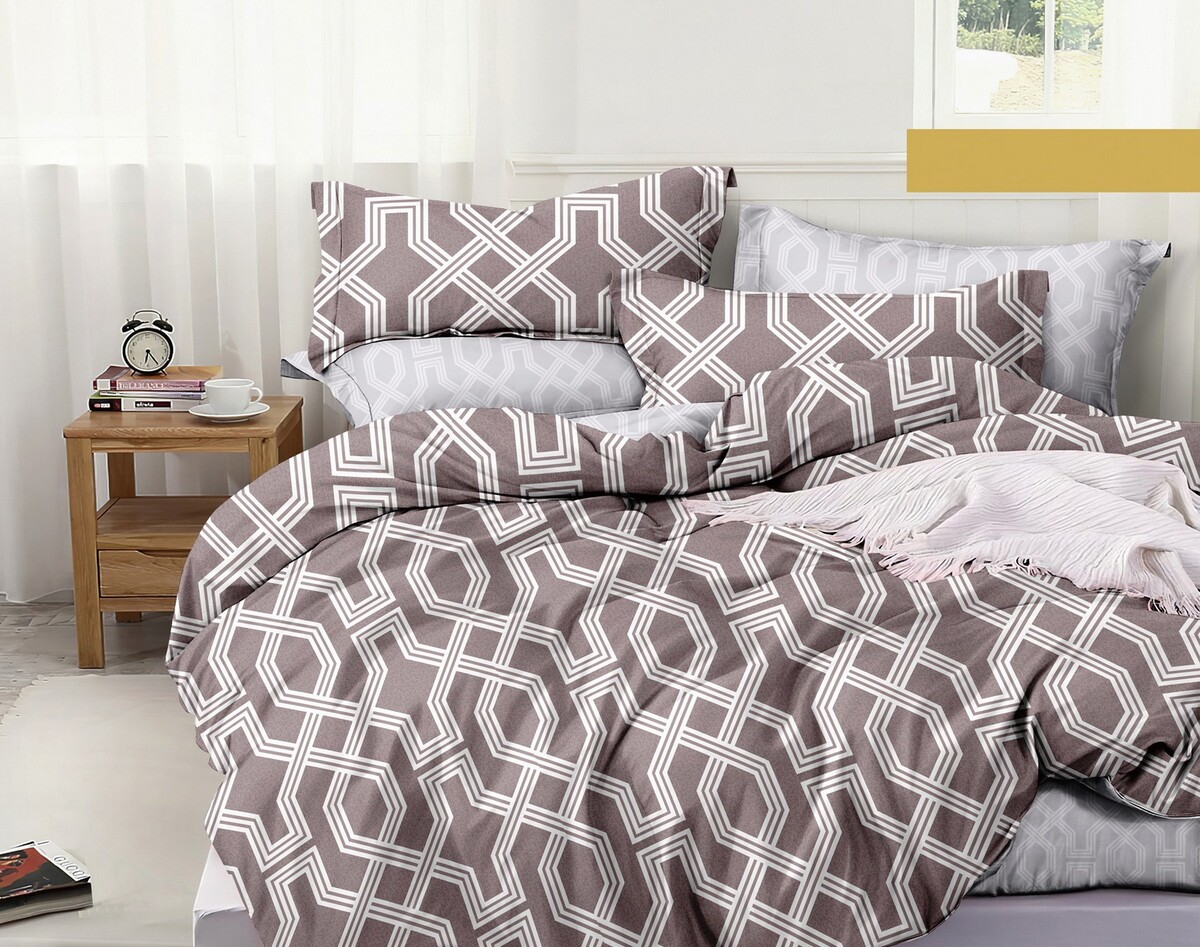 

Постельное белье 2-х сп, Коричневый