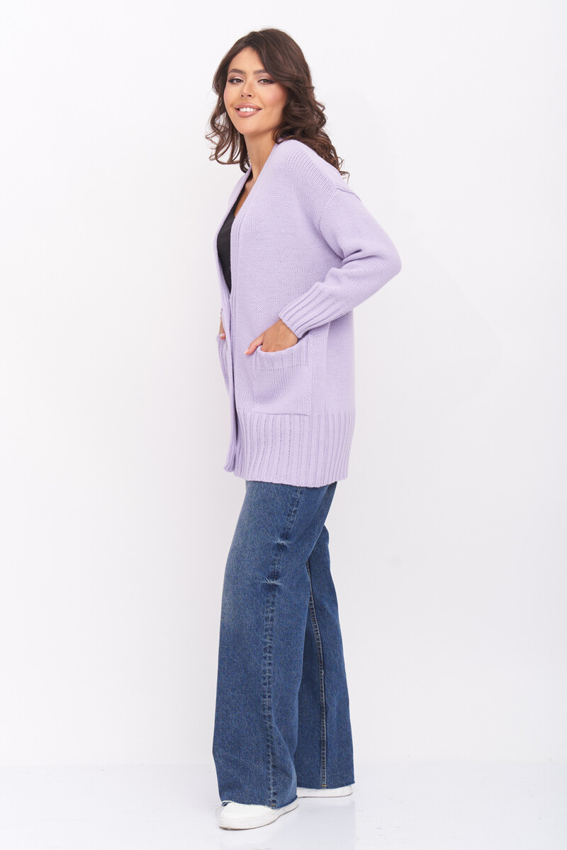 Жакет Текстильная Мануфактура, размер 42, цвет лиловый 08727065 - фото 4