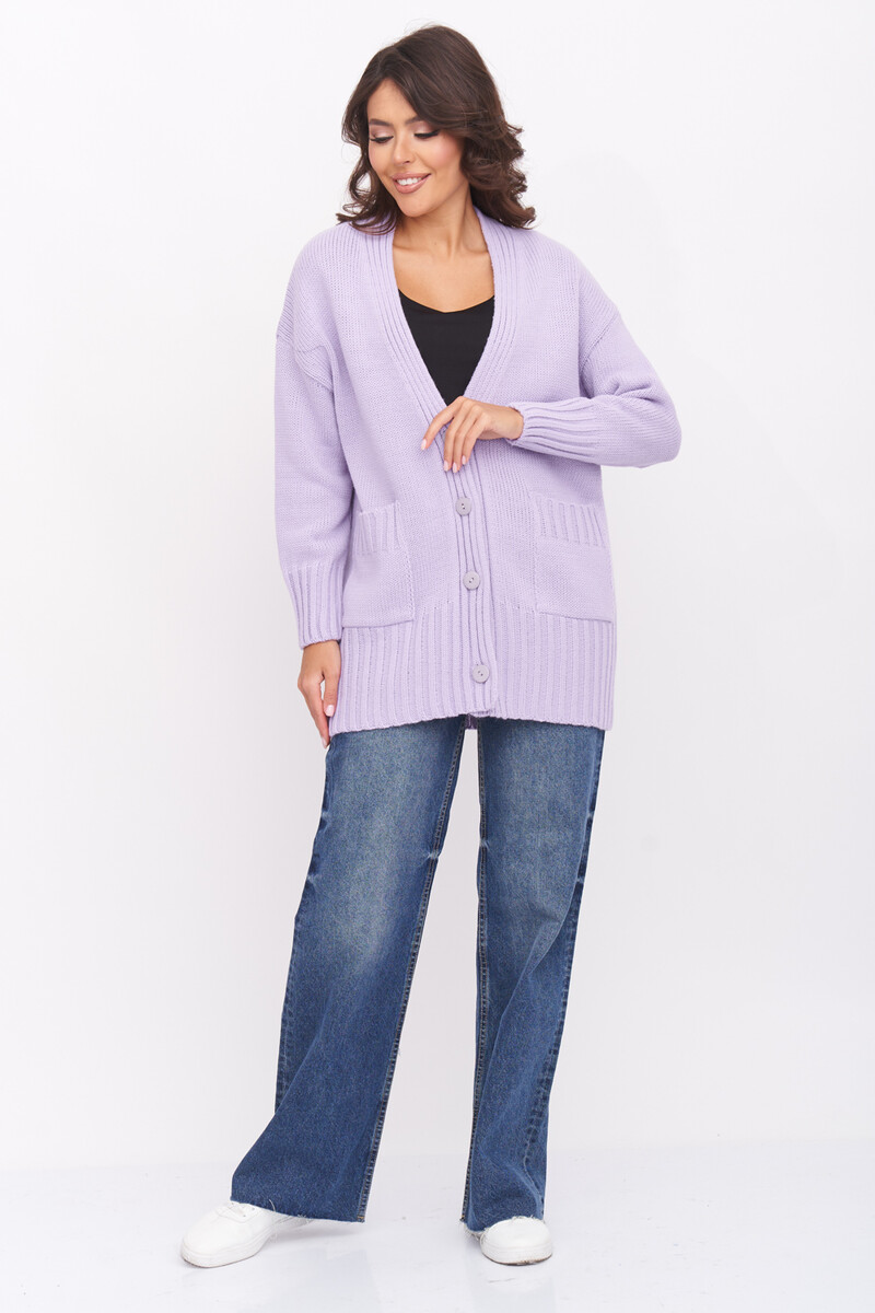Жакет Текстильная Мануфактура, размер 42, цвет лиловый 08727065 - фото 5