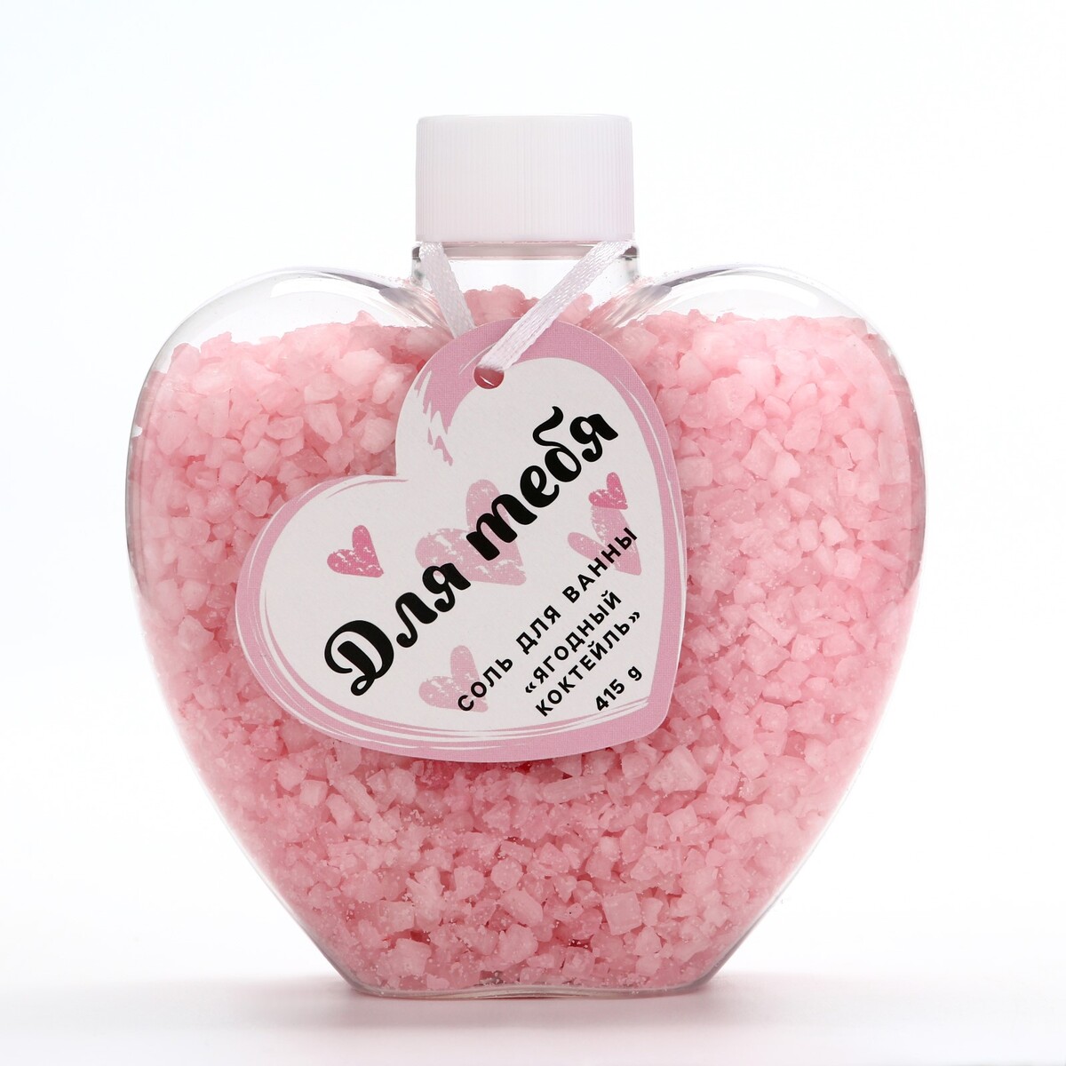 Соль для ванны Чистое счастье, цвет розовый 08729682 - фото 5