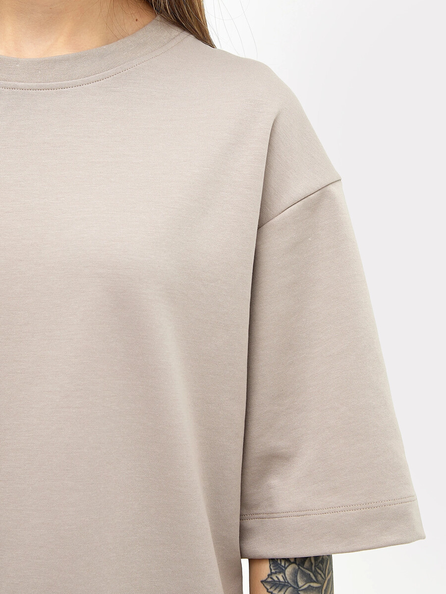 фото Футболка женская в коричневом цвете mark formelle