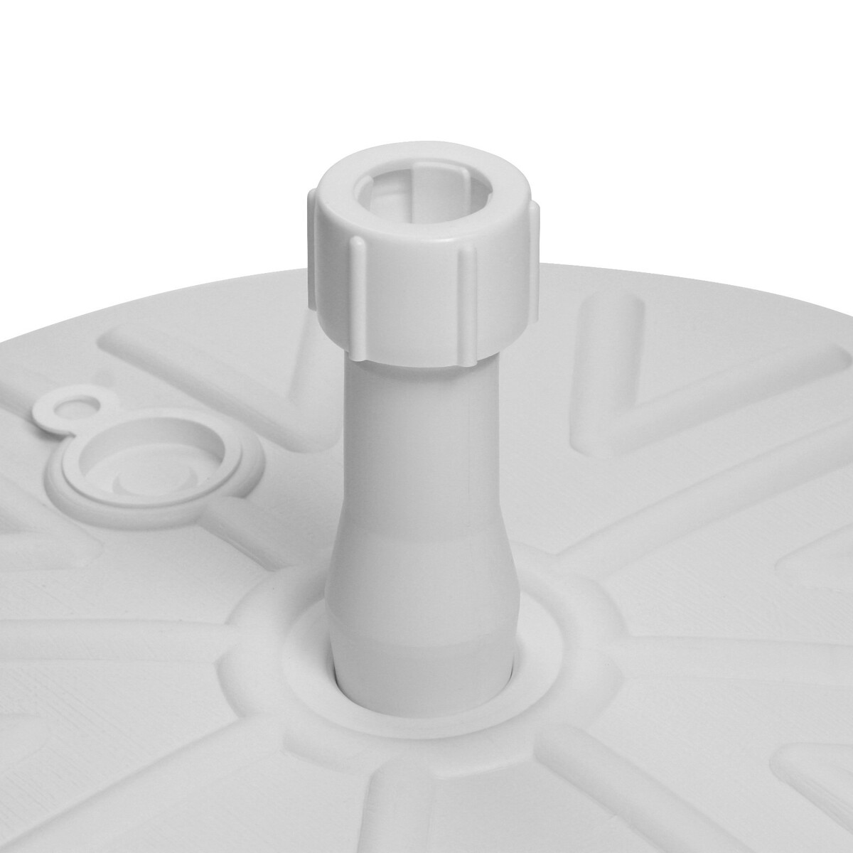 Подставка под зонт круглая белая, диаметр 49 см, высота 10 см No brand 08752158 - фото 3