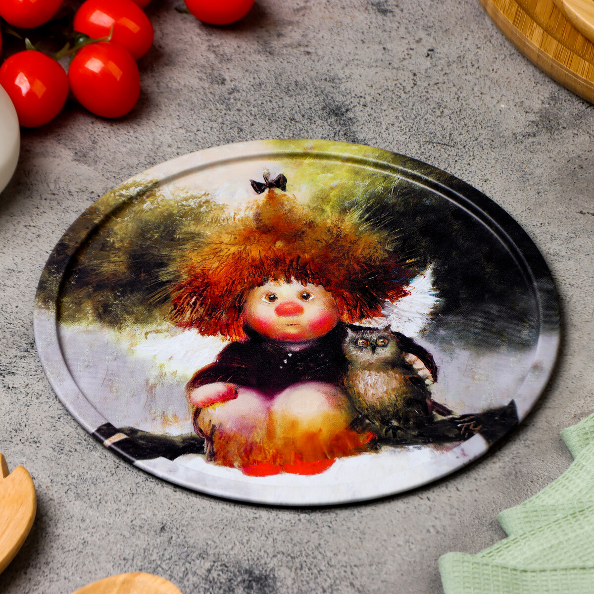 Набор тарелок декоративных кольчугинский мельхиор набор детский посеребренный икона вседержитель и ложка ангел футляр