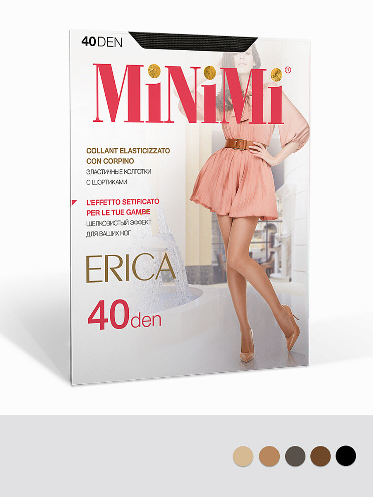 

Колготки Mini ERICA 40, Коричневый;fumo