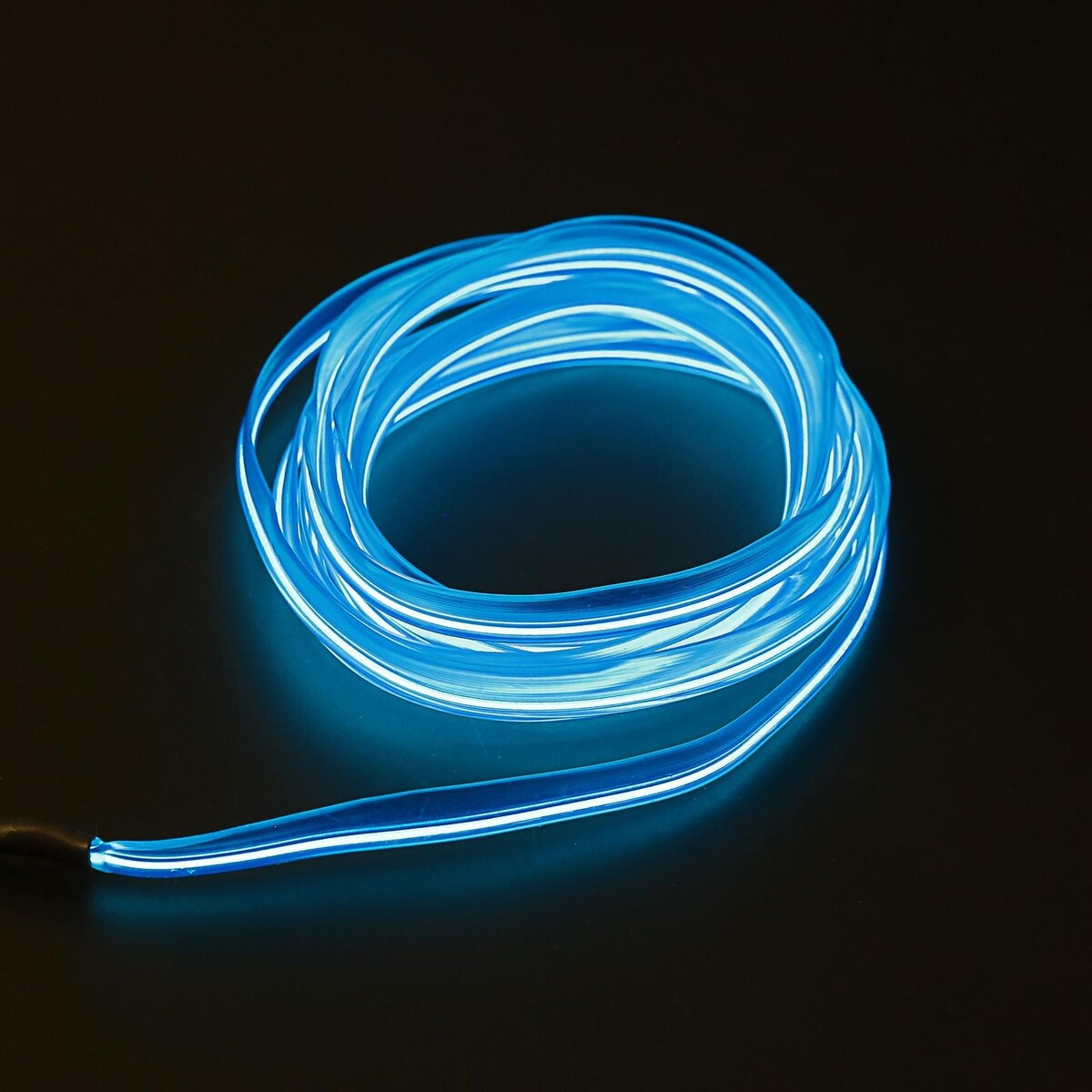 Неоновая нить cartage для подсветки салона, адаптер питания 12 в, 2 м, синий адаптер удлинитель для сетевого кабеля ugreen nw114 20311 white