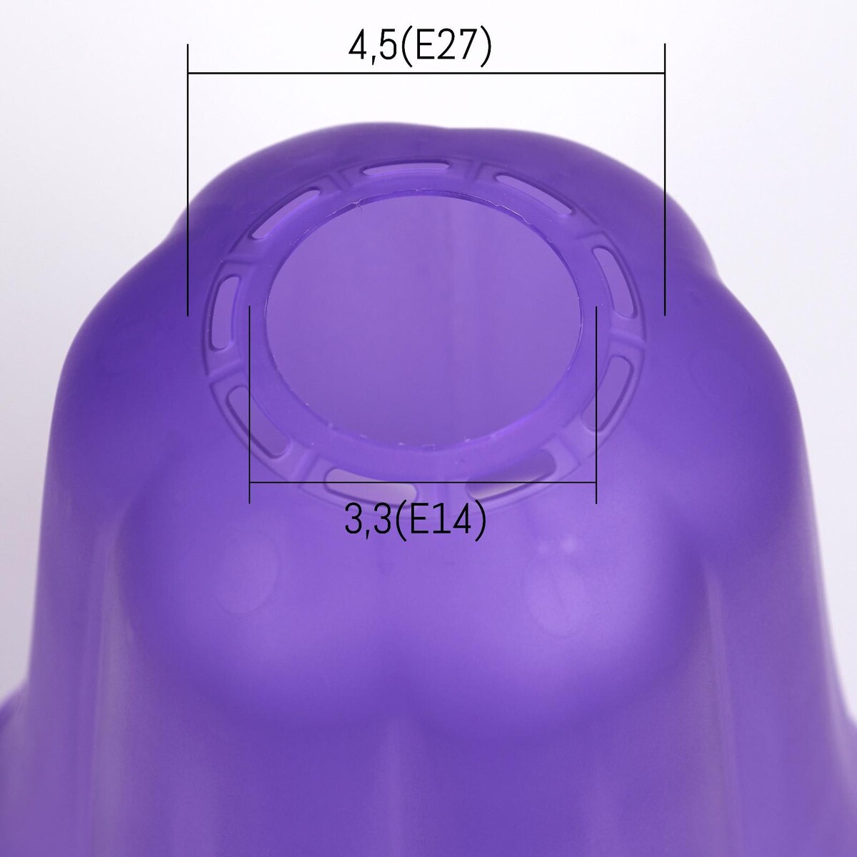 Плафон универсальный BayerLux, цвет фиолетовый 08811841 - фото 2