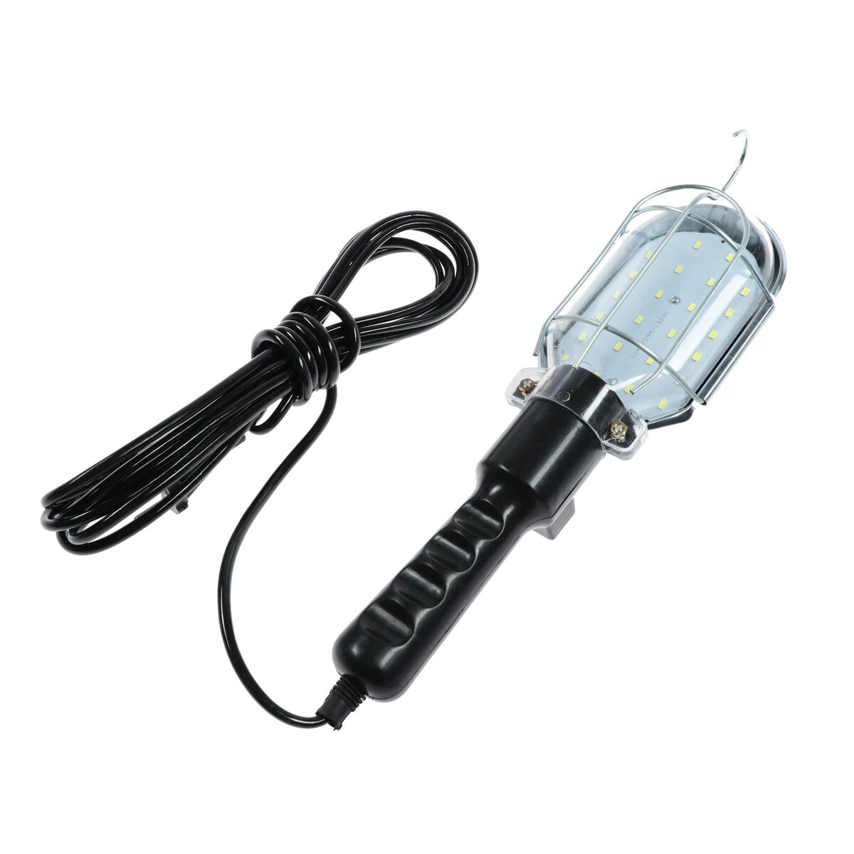 Светильник переносной светодиодный luazon lighting с выключателем, 10вт, 24led, 5 м, черный светодиодный светильник vitaluce v4600 1 3s