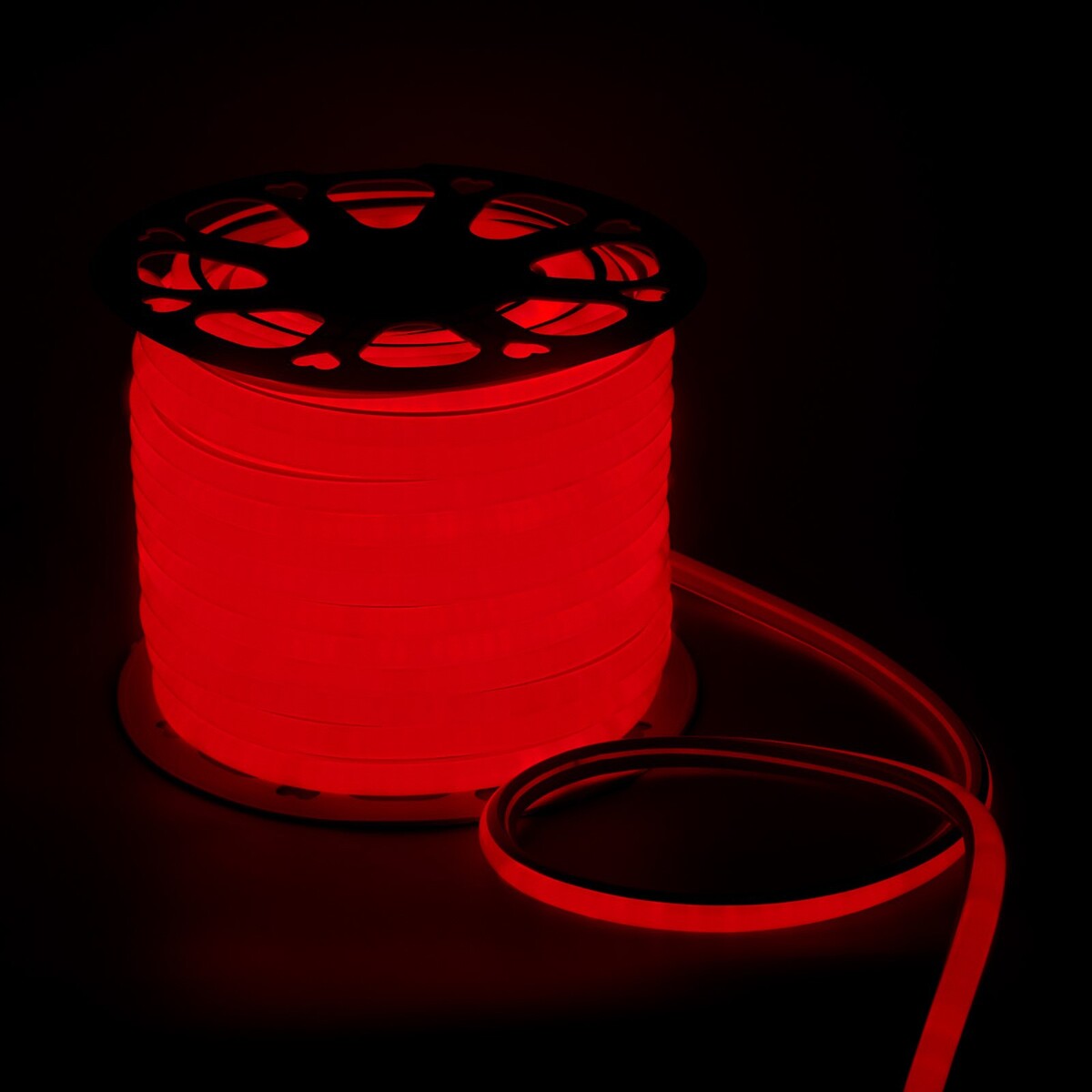 Гибкий неон luazon lighting 16 мм d-образный, ip65, 50 м, smd2835, 120 led/м, 220 в, свечение красное гибкий неон luazon lighting 16 мм d образный ip65 50 м smd2835 120 led м 220 в свечение красное