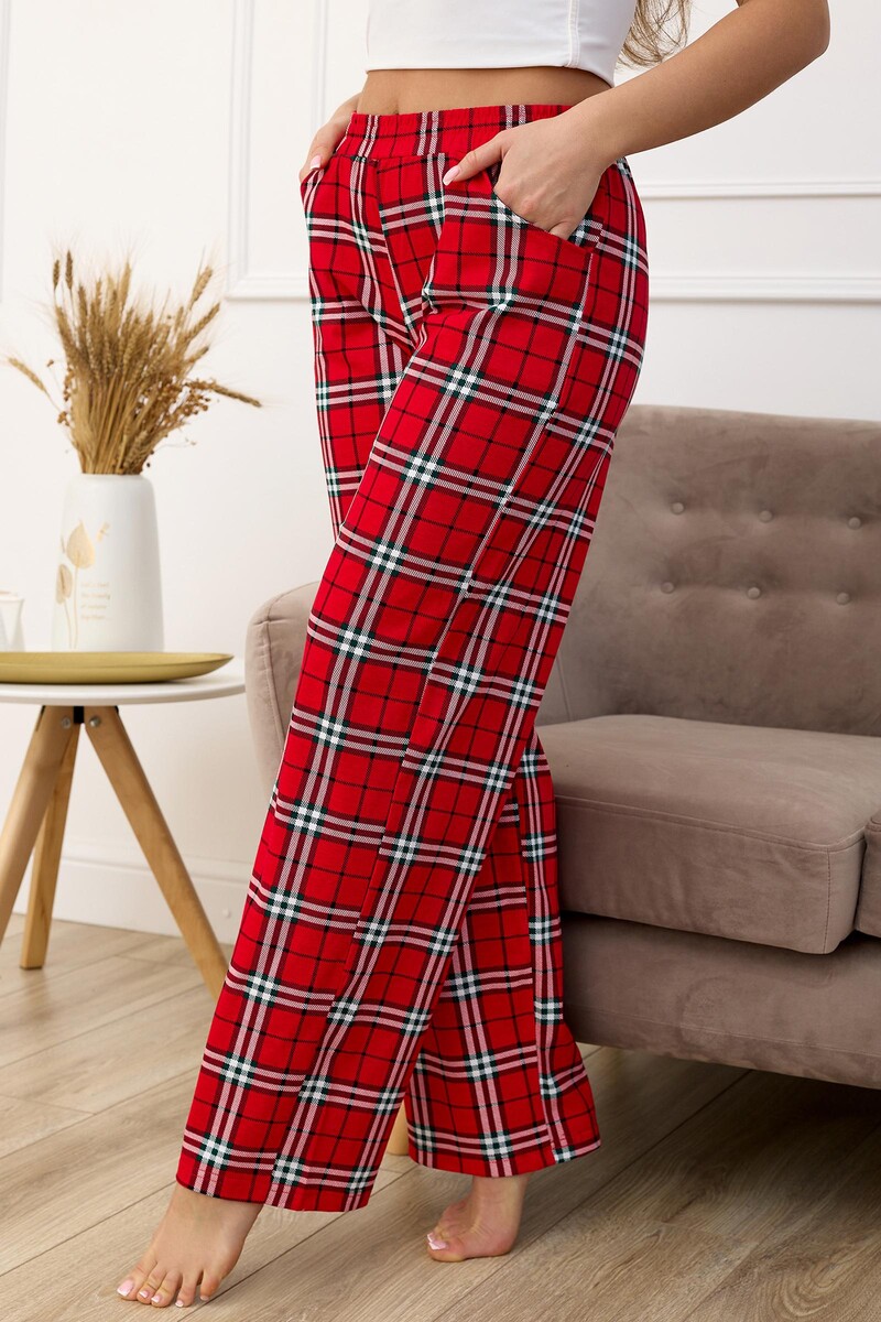 Брюки Lika Dress, размер 48, цвет красный 08844972 - фото 3