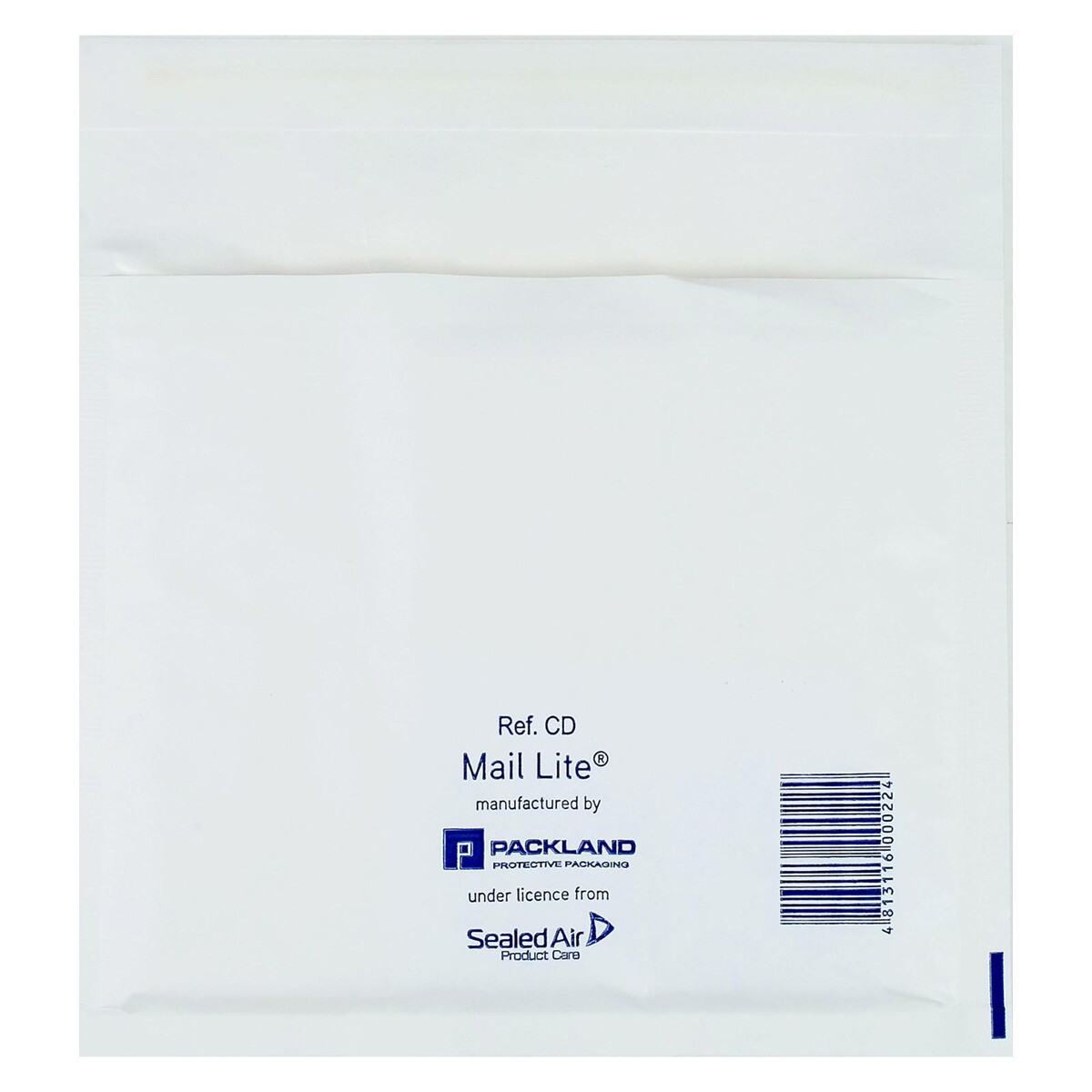 Крафт-конверт с воздушно-пузырьковой пленкой mail lite, 18х16 см, white
