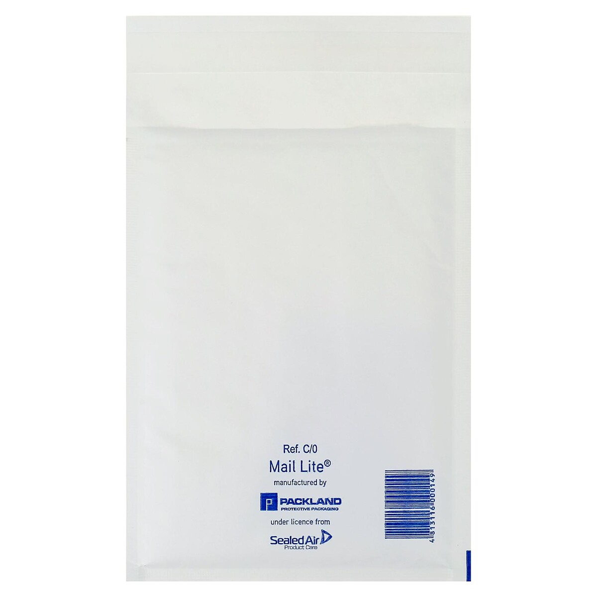 Крафт-конверт с воздушно-пузырьковой пленкой mail lite, 15х21 см, white