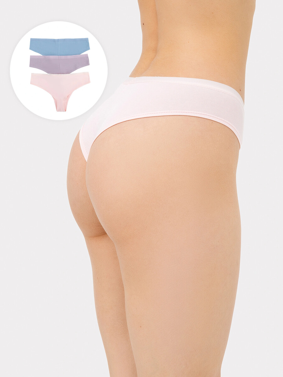 Трусы женские бразилиана мультипак (3 шт.) женские спортивные носки falke розовый