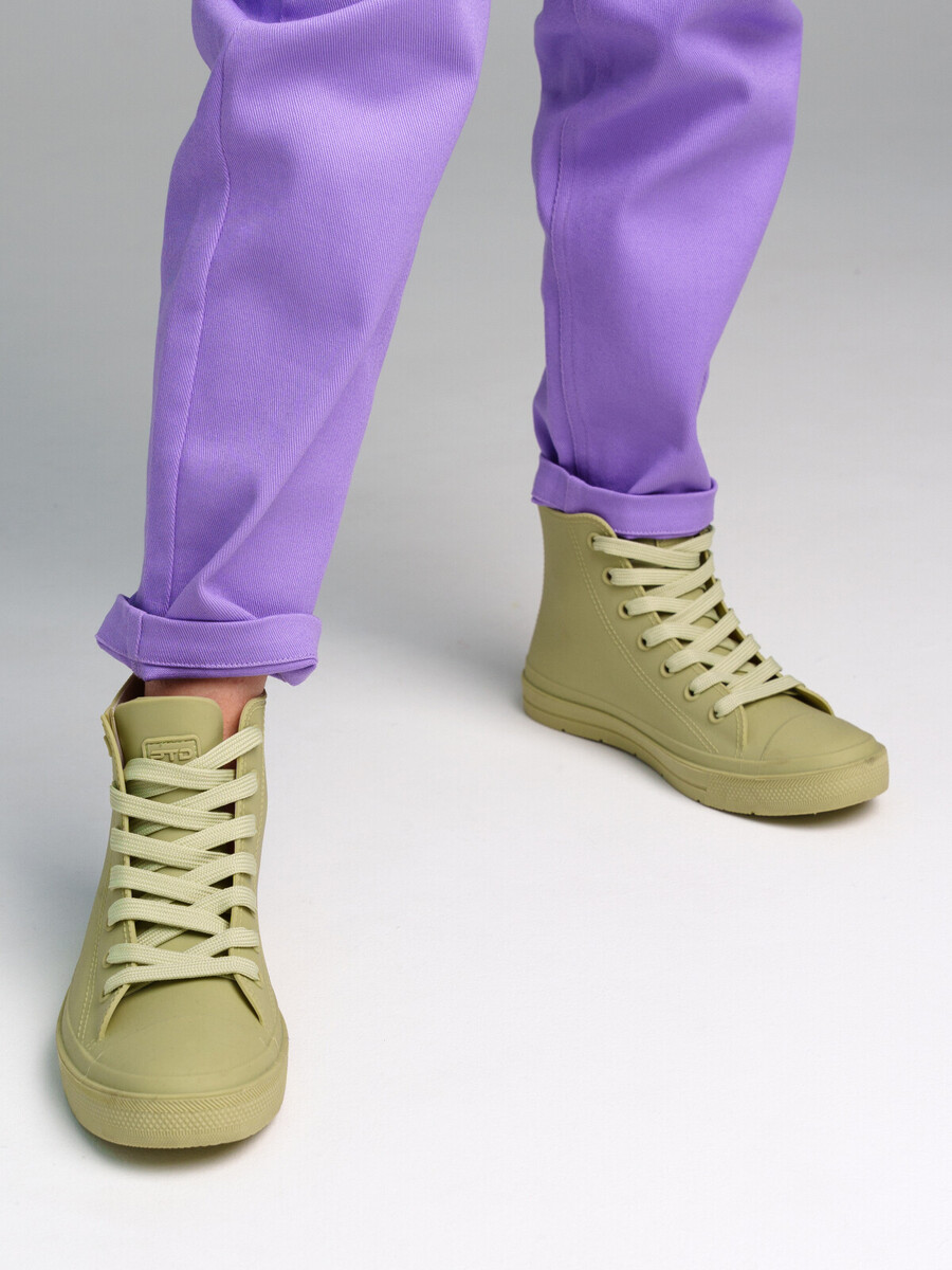 Ботинки PLAYTODAY, размер 38, цвет оливковый