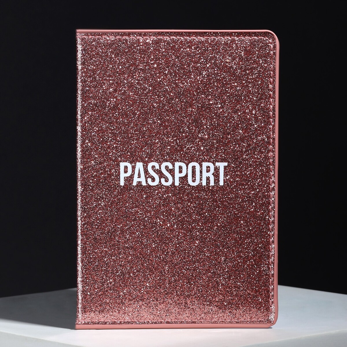 Обложка для паспорта No brand, цвет розовый