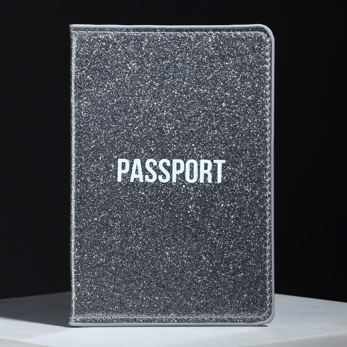 Обложка для паспорта No brand, цвет серый