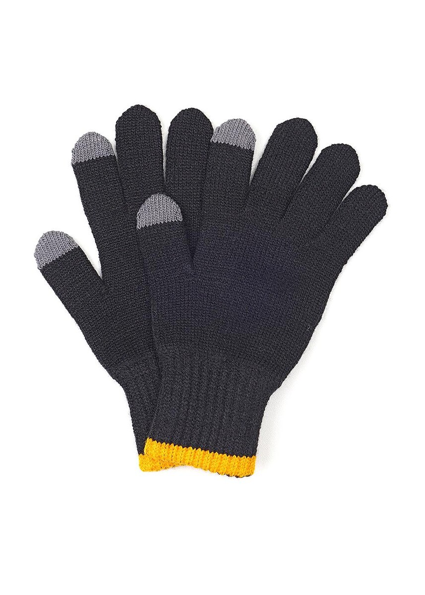 Перчатки варежки CLEVER, размер 16, цвет черный