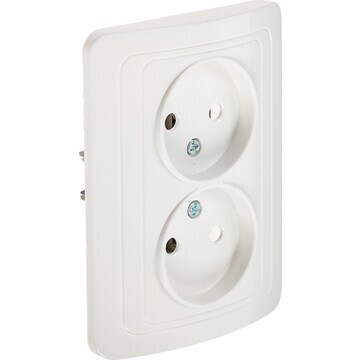Розетка двухместная luazon lighting
