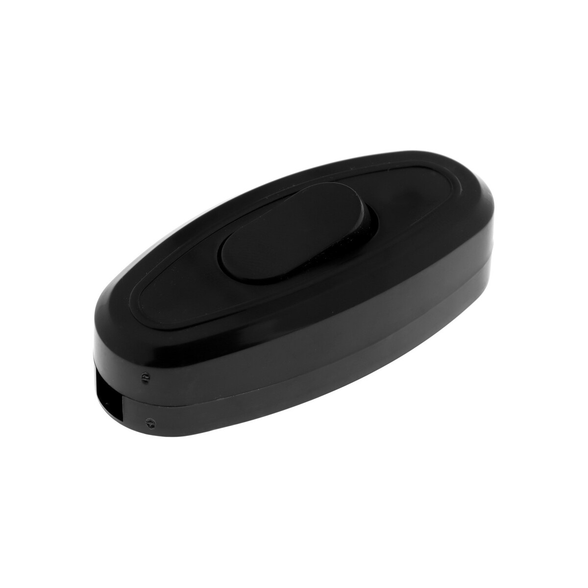 Выключатель на шнур 6 а, 250 в, черный выключатель скрытой установки одноклавишный 10 а абс пластик подсветка ip20 белый universal севиль с0121