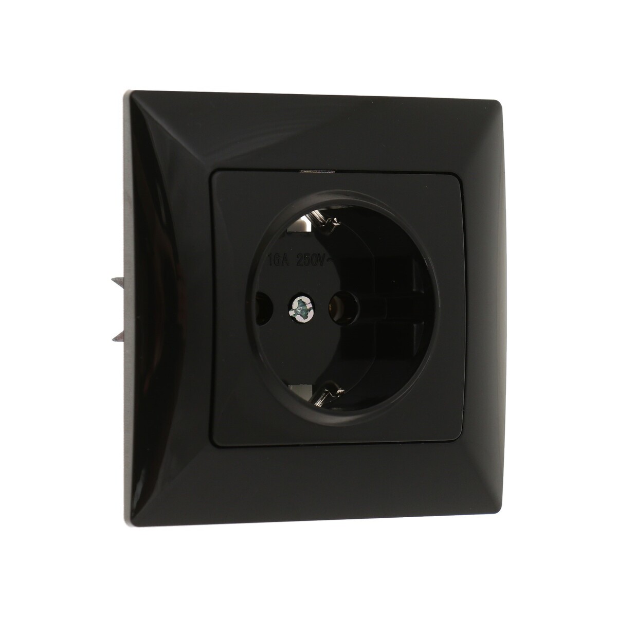 

Розетка одноместная luazon lighting, Черный