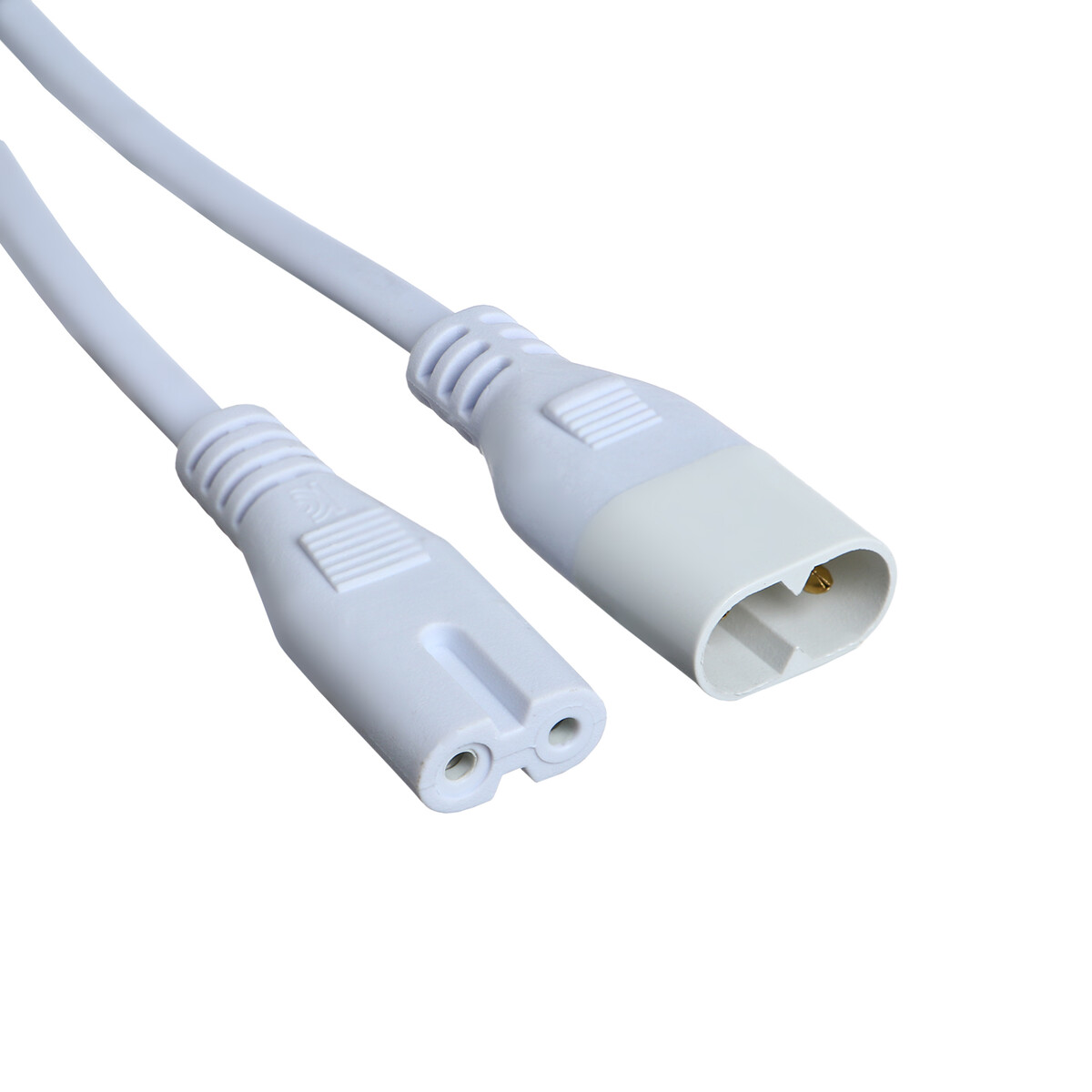 

Провод для светильника, к сети 220 в, 50 см, 2 контакта iec c7- iec c8, тип контакта