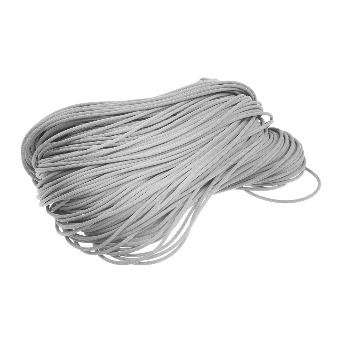 Резиновый шнур, серый, 200 м шнур резиновый 720у усиленный армированный нитью корда 2 6 6 200 мм