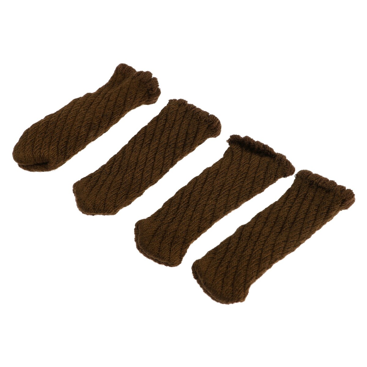 Носки для мебели cappio, цвет коричневый накладка для мебели из войлока 210х300 мм клейкая поверхность светло коричневый