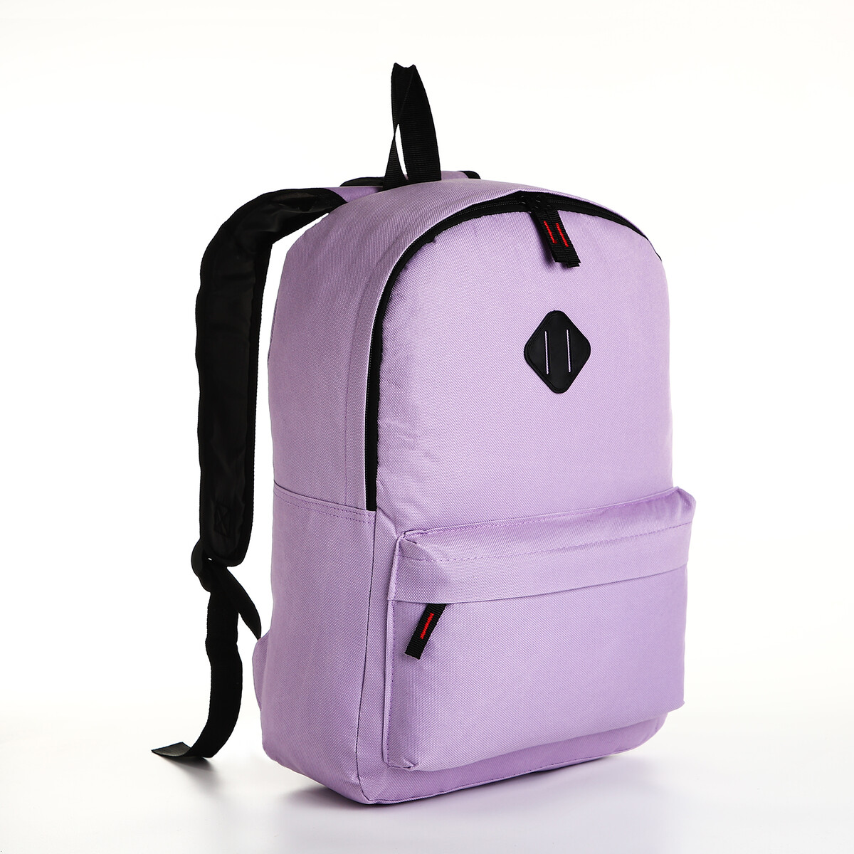 Рюкзак молодежный на молнии, наружный карман, цвет сиреневый рюкзак текстильный face line 25х13х37 см сиреневый