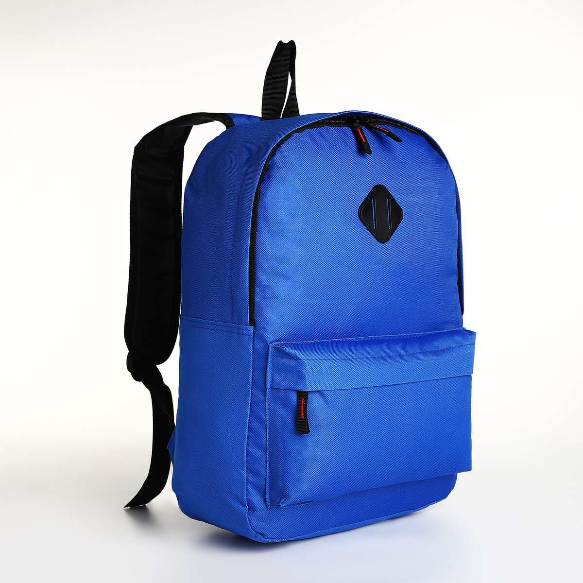 Рюкзак молодежный на молнии, наружный карман, цвет синий рюкзак молодежный из текстиля на молнии водонепроницаемый наружный карман синий