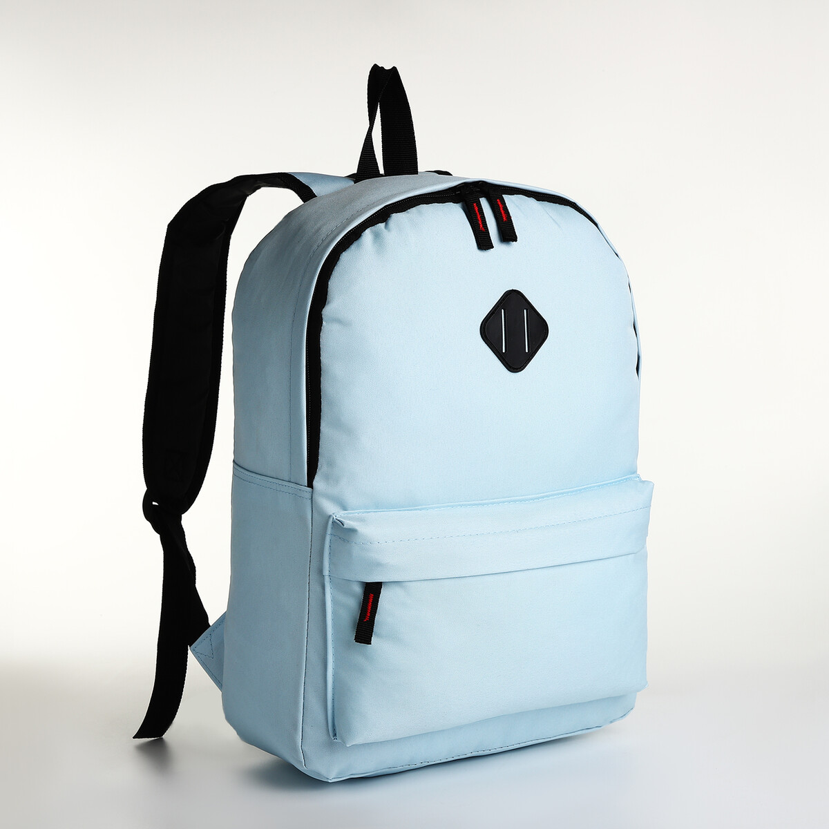 Рюкзак молодежный на молнии, наружный карман, цвет голубой рюкзак на молнии textura наружный карман белый