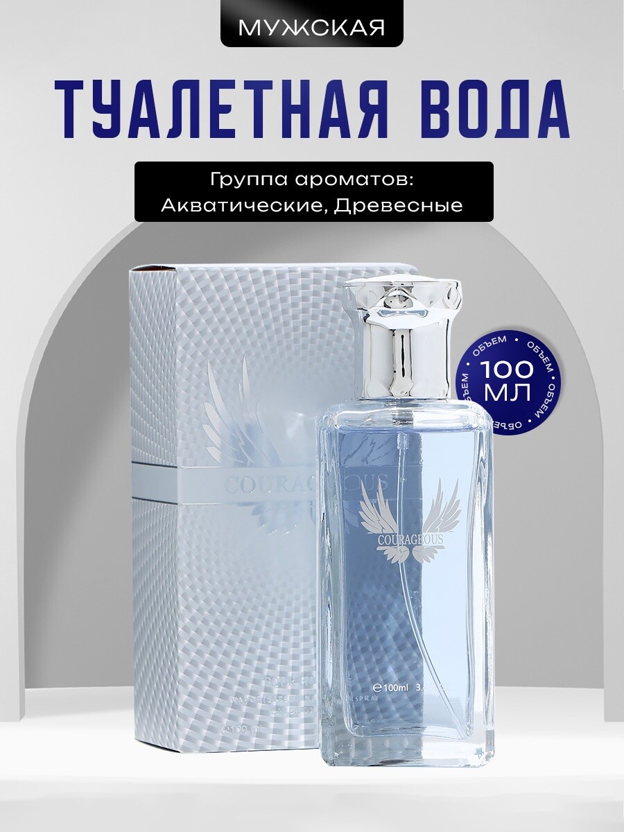

Туалетная вода мужская courageous, 100 мл