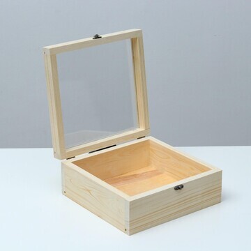 Подарочный ящик 25×25×11 см деревянный, 