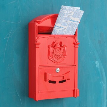 Ящик почтовый №4010, красный