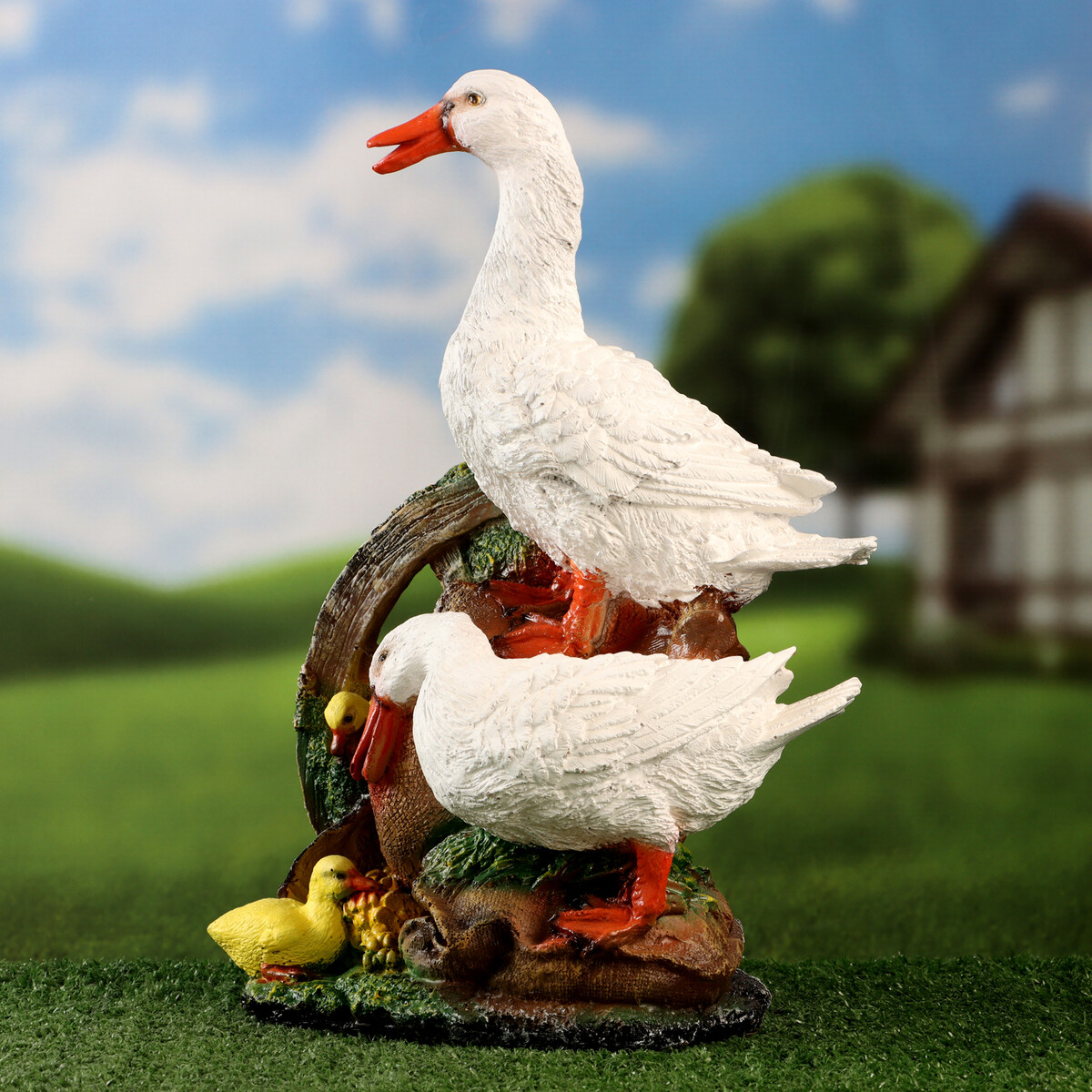 

Садовая фигура из полистоуна, Белый;разноцветный