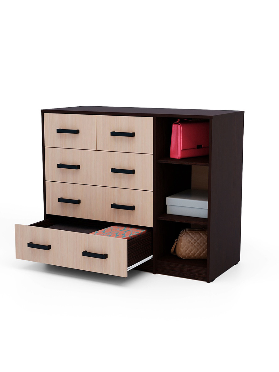 

Комод для хранения, Коричневый;бежевый