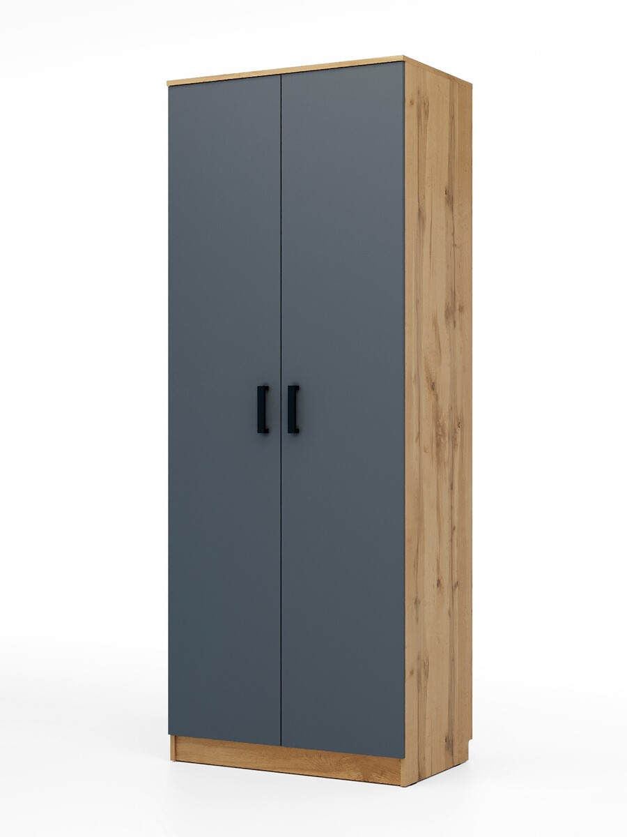 

Шкаф распашной двухстворчатый, Серый;бежевый