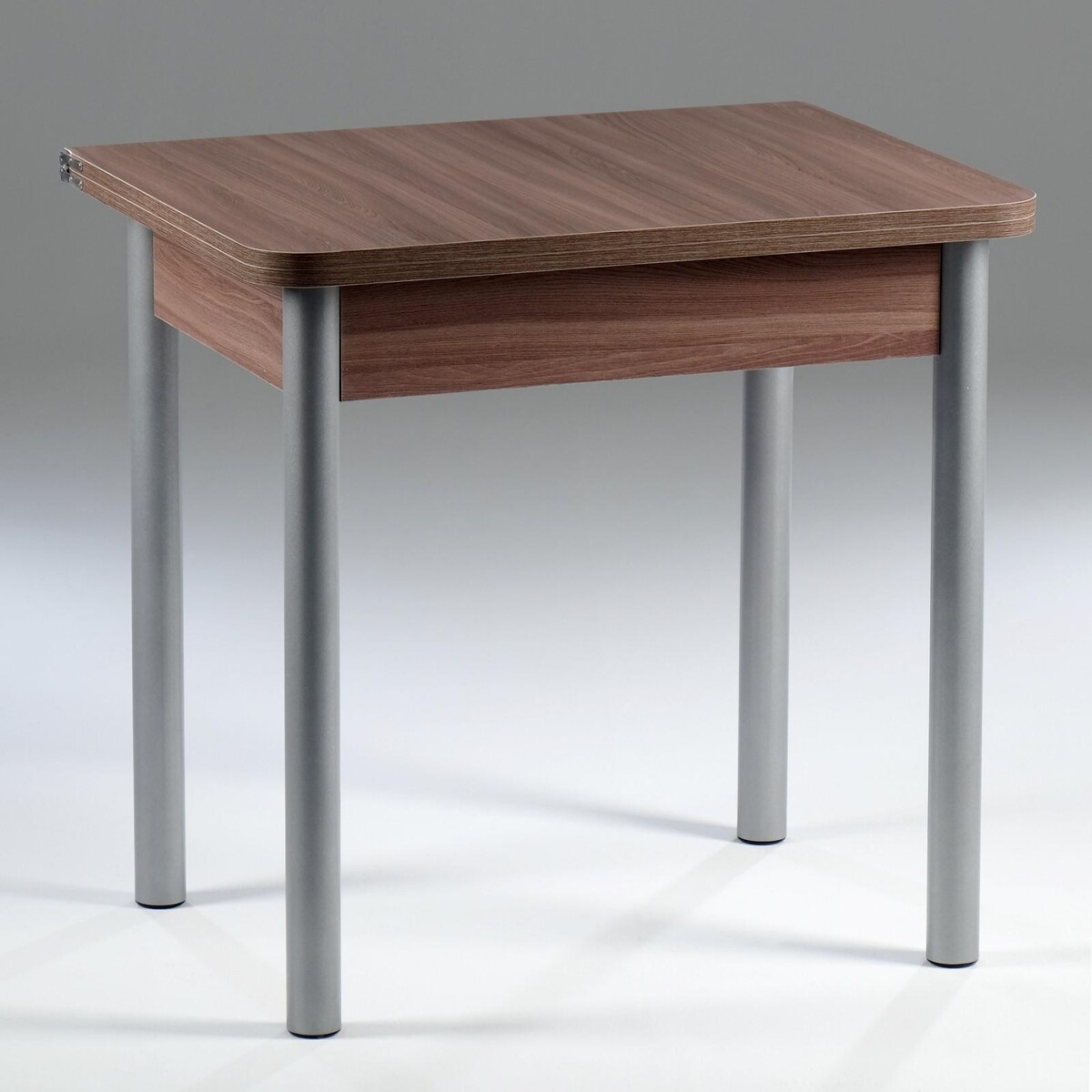 Стол ломберный 790(1180)х590х750,, металик серый/ясень шимо темный leset стол раздвижной тайп